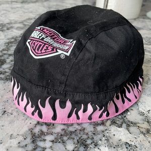Harley Davidson head wrap tie cap